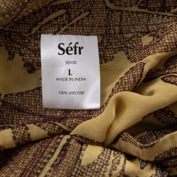 Sefr Men Sense Ommi Embroidery Shirt Omid Embroid Size L (Pre-owned) - Picture 7 of 12